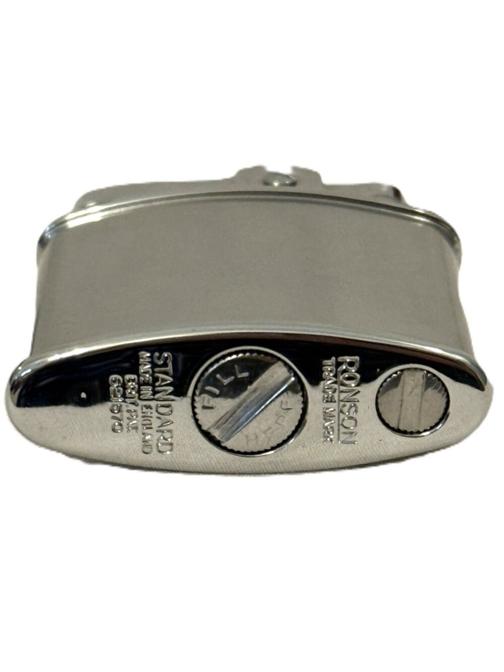 Ronson Standard Chromium Butler S21 Lighter New in Box Paperwork Brush Vintage - Picture 5 of 11